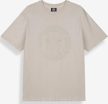 T-Shirt Grimey en beige : devant