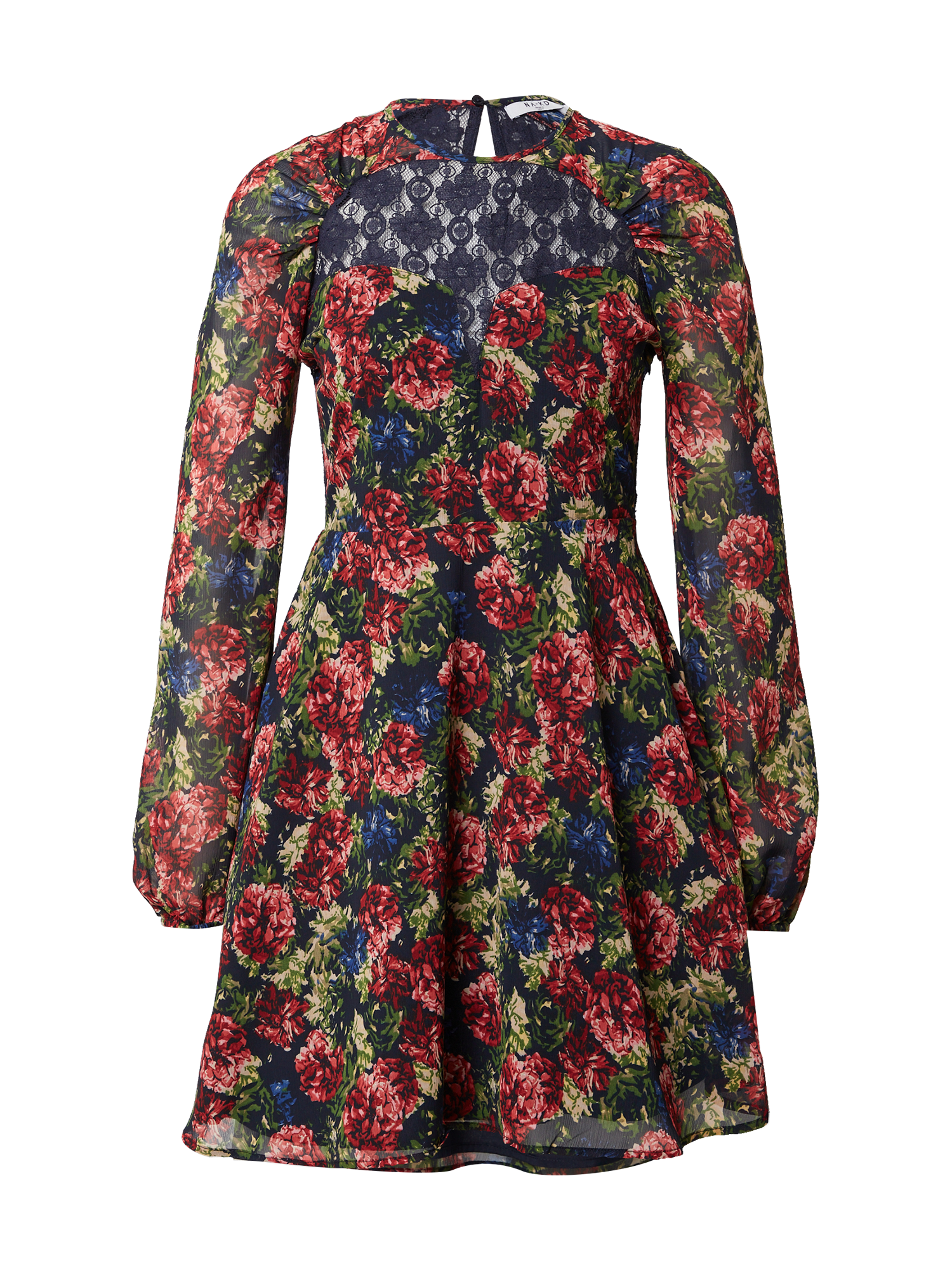 Abiti PROMO NA-KD Abito camicia in Blu Notte Abiti PROMO NA-KD Abito camicia in Blu Notte
