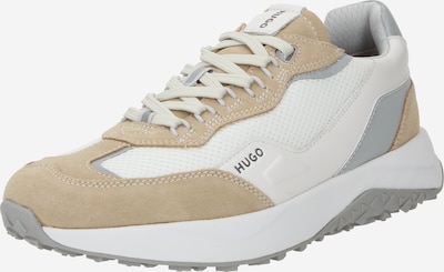 Sneaker low 'Kane' HUGO pe maro cămilă / gri / alb, Vizualizare produs