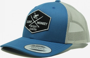 Casquette de sport Surf Monkey en bleu : devant