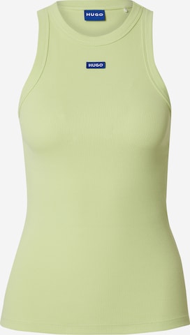 HUGO Top 'Easy' in Groen: voorkant