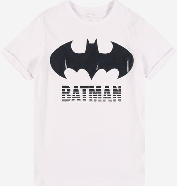 NAME IT Shirt 'Batman' in Wit: voorkant