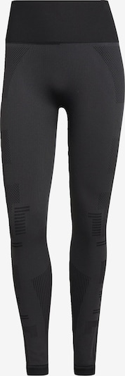 ADIDAS PERFORMANCE Pantalon de sport 'Karlie Kloss' en graphite / noir / blanc, Vue avec produit