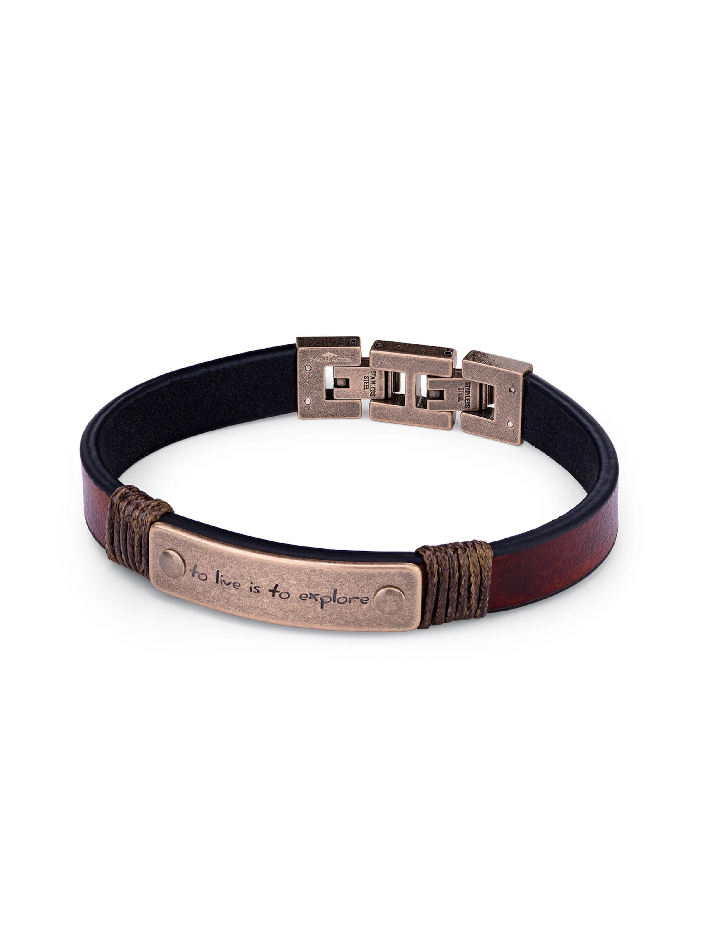 FYNCH-HATTON Bracelet in Brown: front
