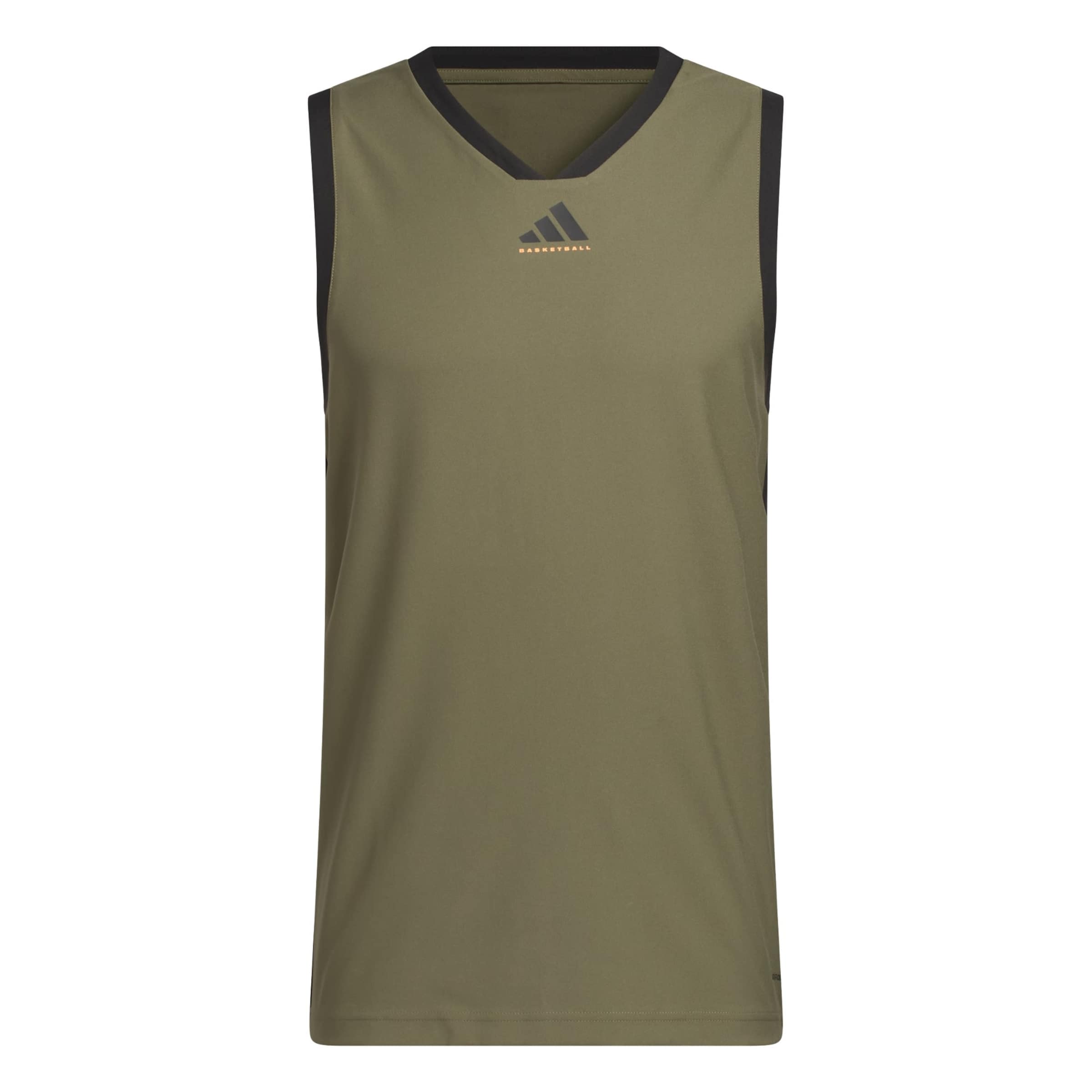 ADIDAS PERFORMANCE Funktionsshirt 'Crazy Lite' in oliv / orange / schwarz, Produktansicht