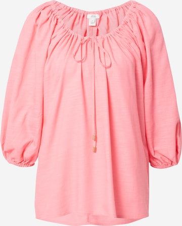 River Island Blouse in Oranje: voorkant