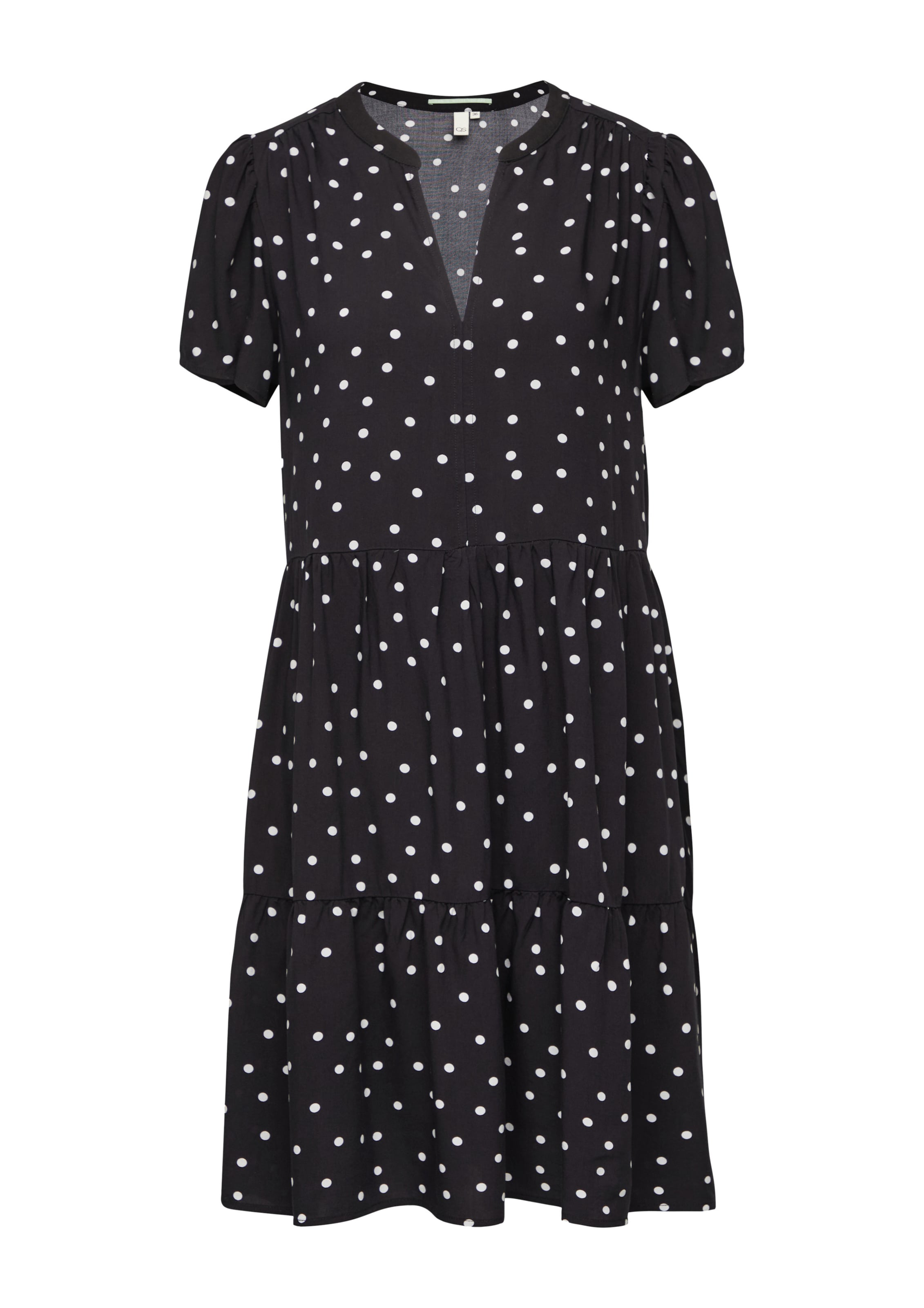 QS Лятна рокля в черно: отпред