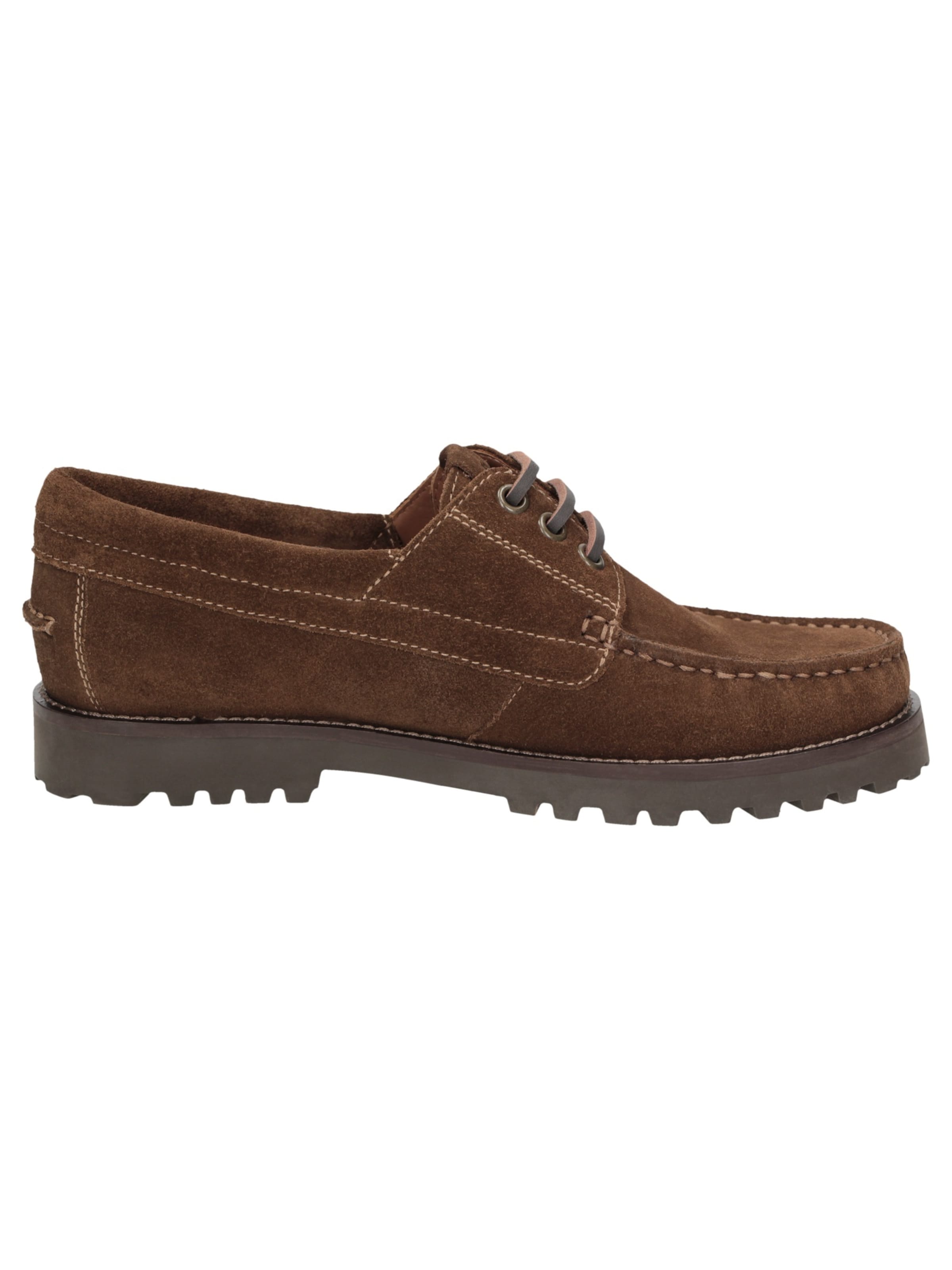 SIOUX Lace-up shoe ' Mikanera-700 ' in Brown