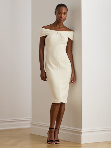 Lauren Ralph Lauren Jurk 'TAKOTA' in Beige: voorkant