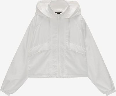 Pull&Bear Veste mi-saison en blanc, Vue avec produit