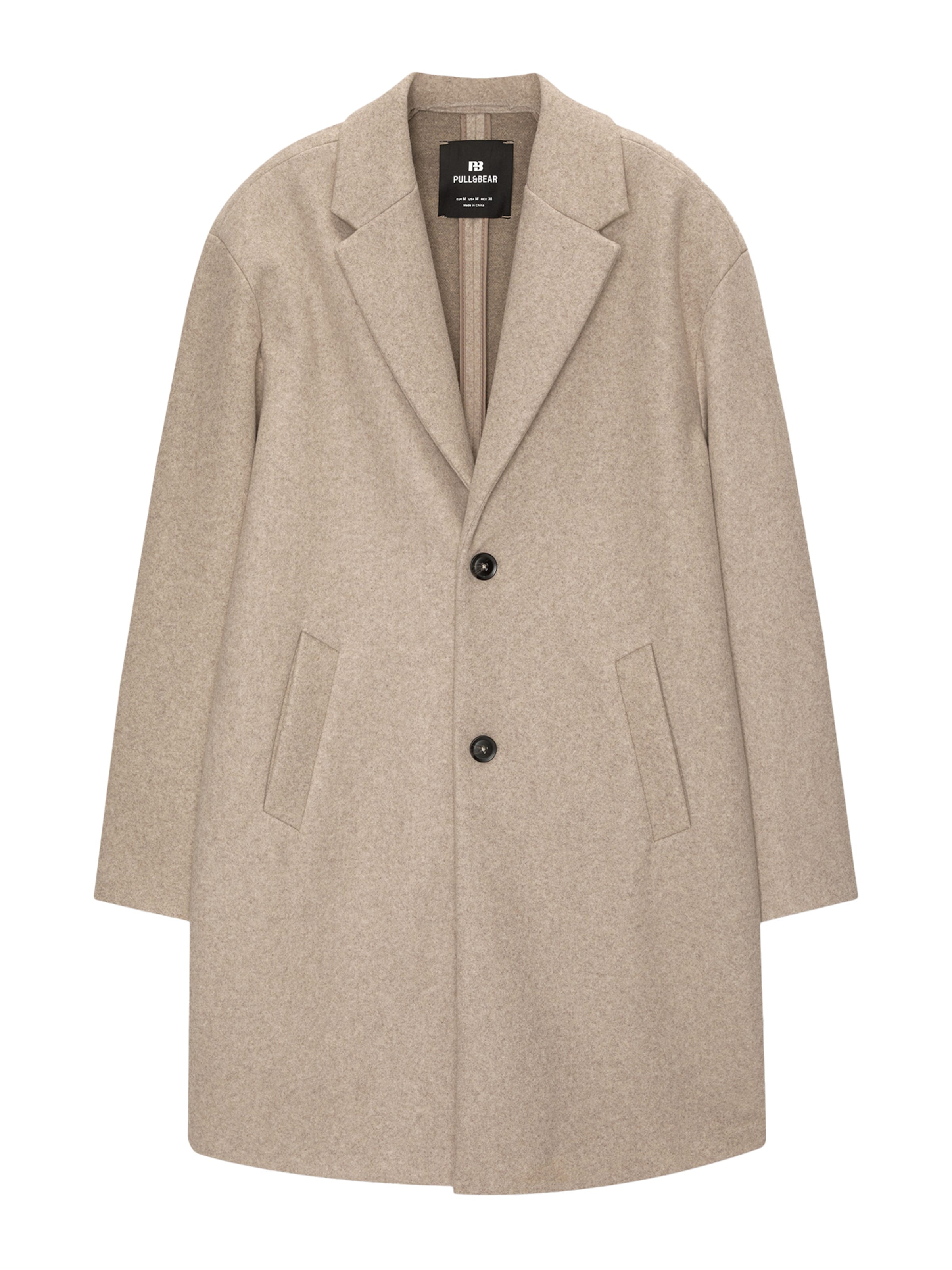 Pull&Bear Prechodný kabát - Béžová: predná strana