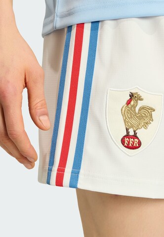 Regular Pantalon de sport 'Frankreich Rugby 120 Years Crunch Replica' ADIDAS PERFORMANCE en blanc