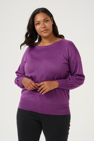 Pullover 'Kc Regitta' di KAFFE CURVE in lilla: frontale