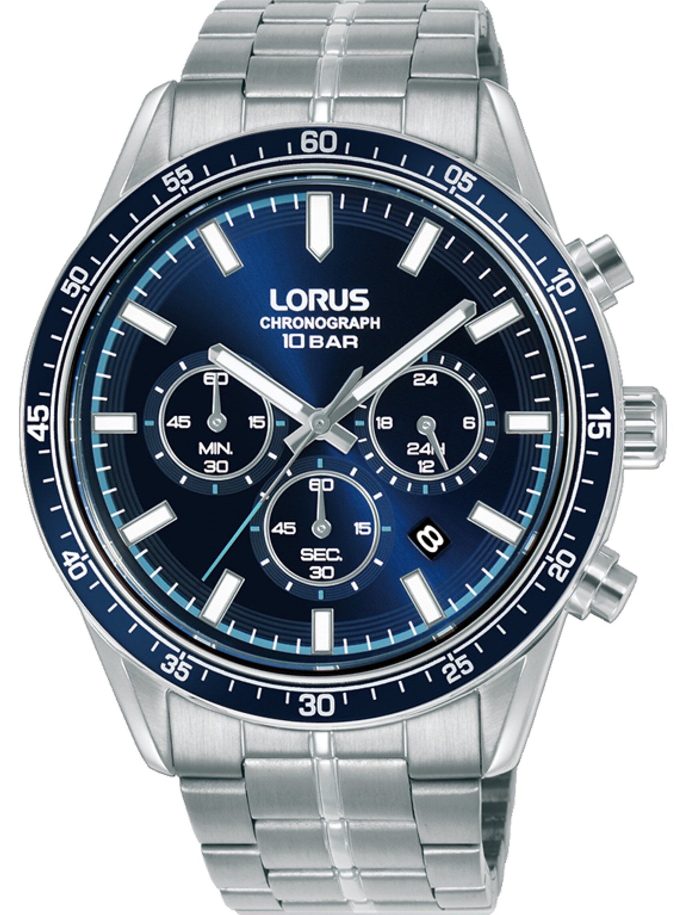 LORUS Uhr in Silber: Vorderseite