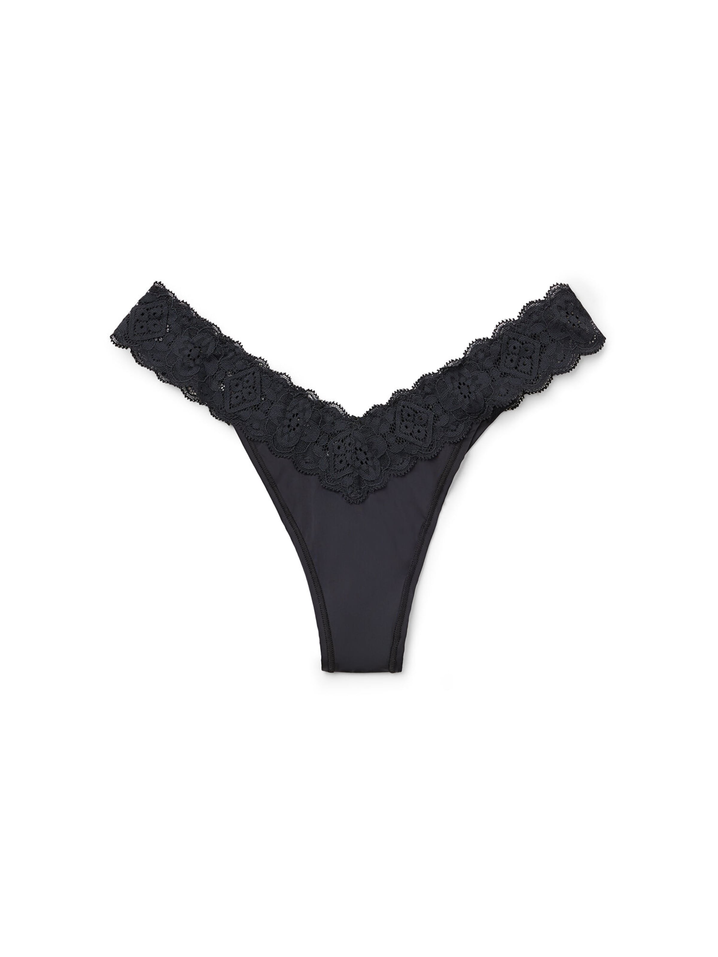 INTIMISSIMI Slip in Schwarz: Vorderseite