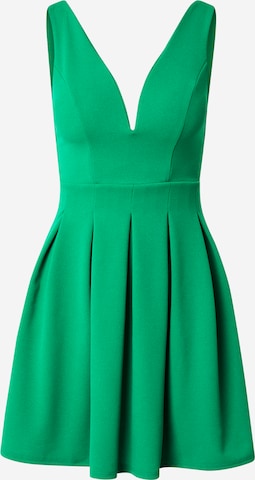 Robe de cocktail WAL G. en vert : devant