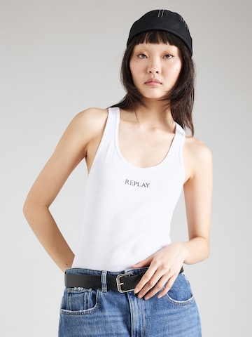 REPLAY Top in White: front