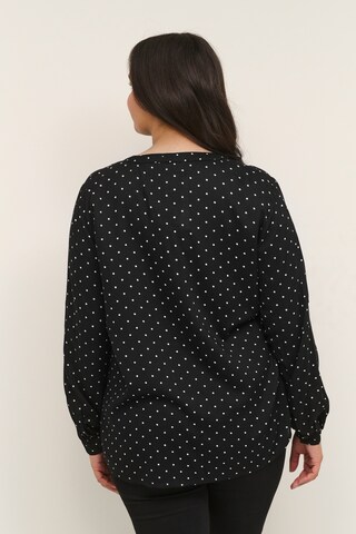 KAFFE CURVE Blouse 'Joy' in Black