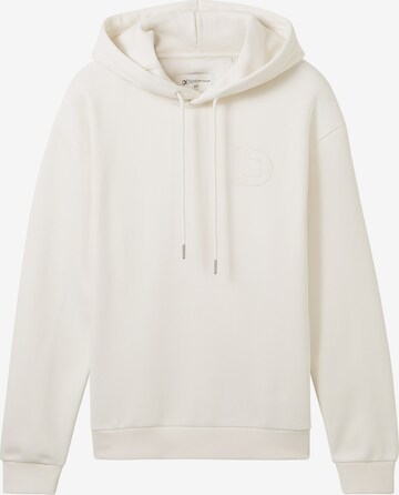 TOM TAILOR DENIM - Sudadera en blanco: frente