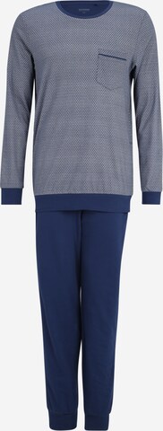 SCHIESSERDuga pidžama - plava boja: prednji dio
