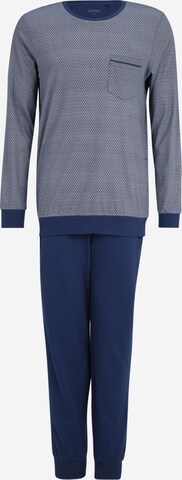 Pyjama long SCHIESSER en bleu : devant