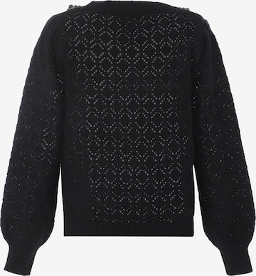 faina - Pullover em preto