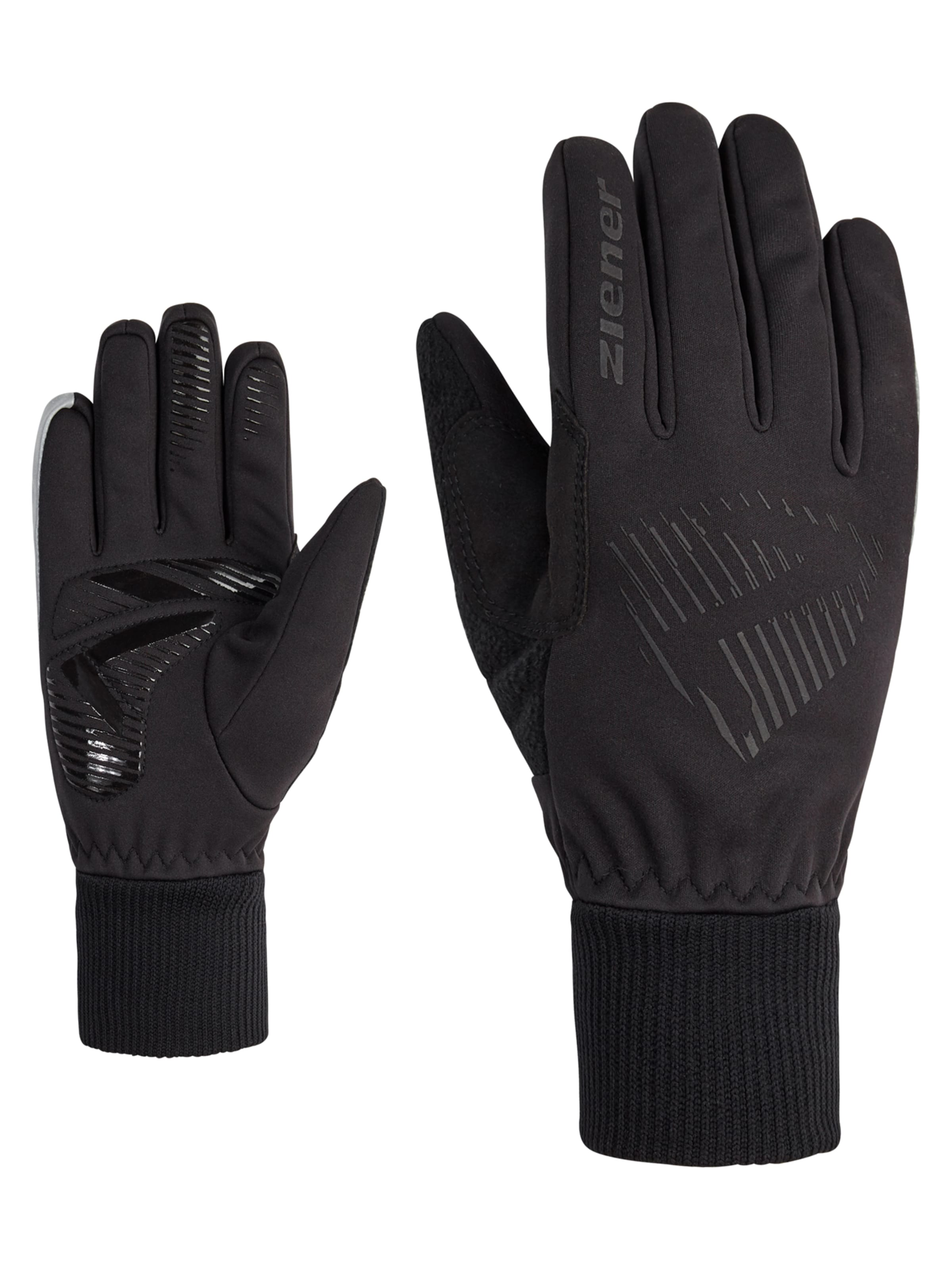 ZIENER Athletic Gloves 'Dommi' in Black: front
