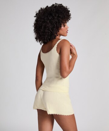 Hunkemöller Koszulka do spania w kolorze żółty