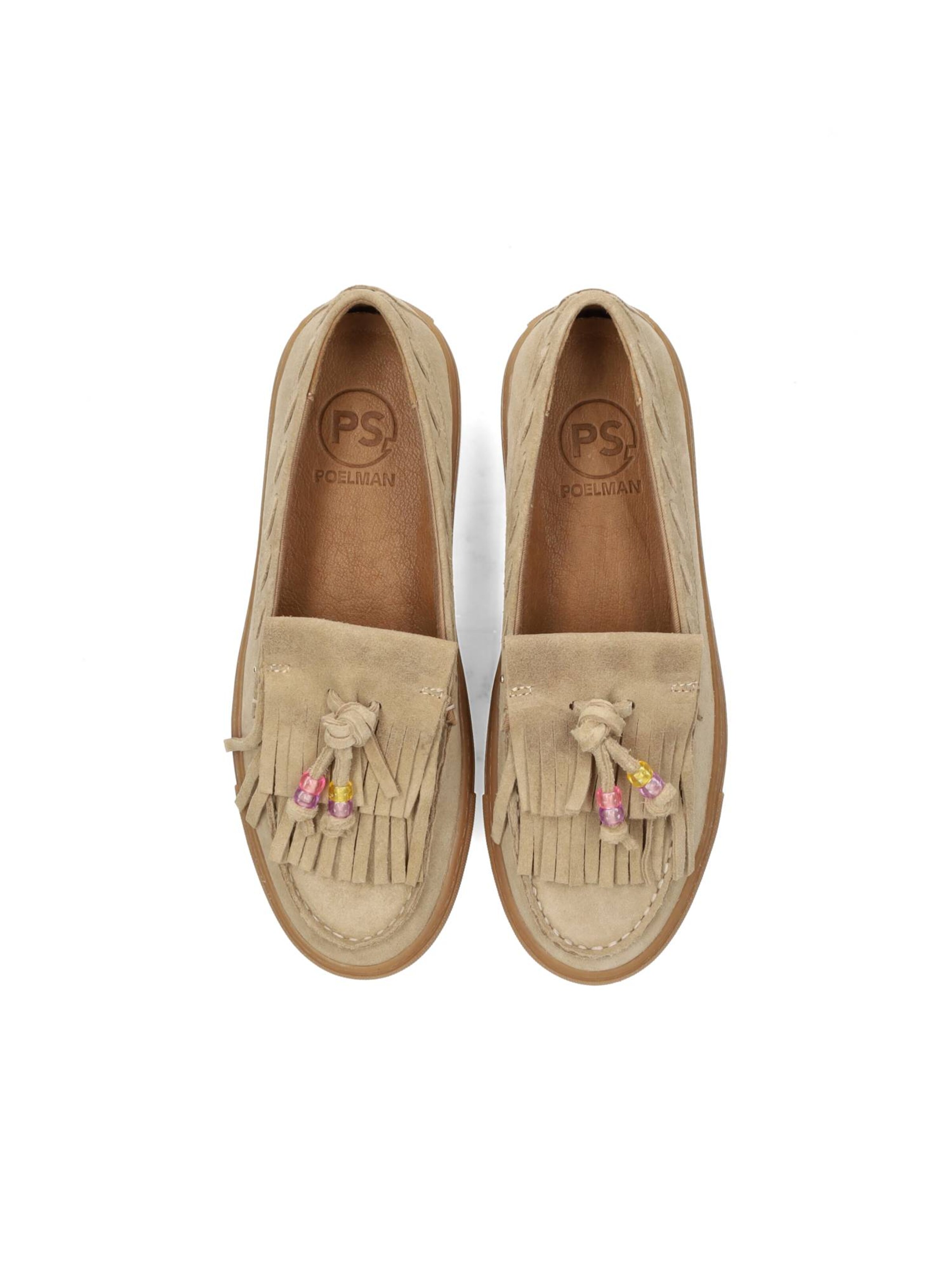 Mocassin 'Silk' PS Poelman en beige