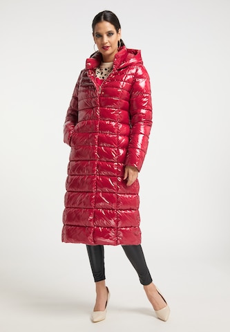 Manteau d’hiver faina en rouge