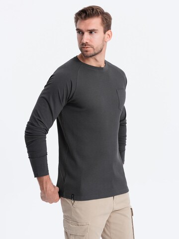 Ombre Shirt 'OM-LSCL-0109' in Grijs