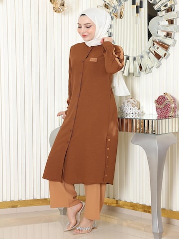 MODAMIHRAM Tunic in Brown