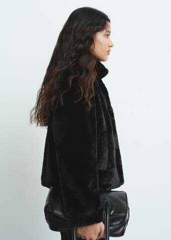 MANGO TEEN Winter Jacket in Black