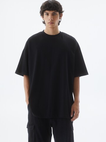 Pull&Bear T-Shirt in Schwarz