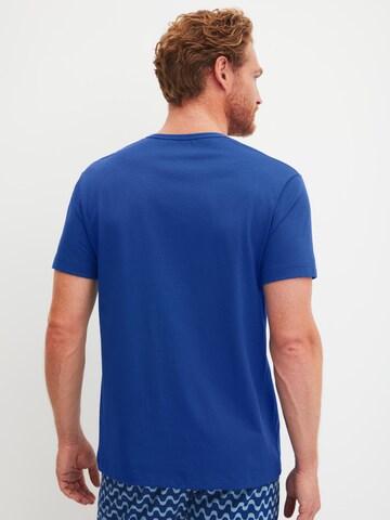 CALIDA Shirt 'RMX Sleep Leisure'‌‌‌‌ in Blau