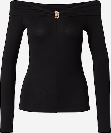 juoda ABOUT YOU Marškinėliai 'Dita': priekis