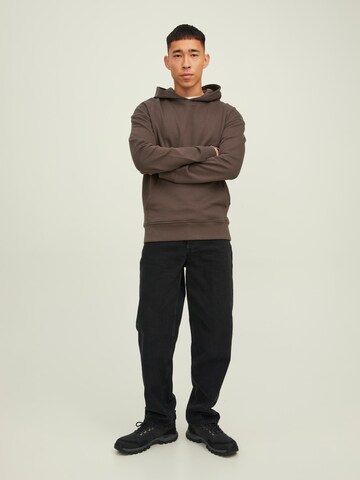 JACK & JONES Sweatshirt 'CLEAN' in Brown