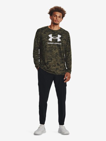 UNDER ARMOUR Tapered Sportbroek in Zwart