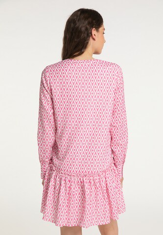 Robe-chemise IZIA en rose