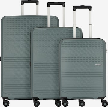 American Tourister Suitcase Set 'Summer Hit' in Green: front