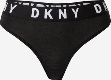 DKNY Intimates Thong in Black: front