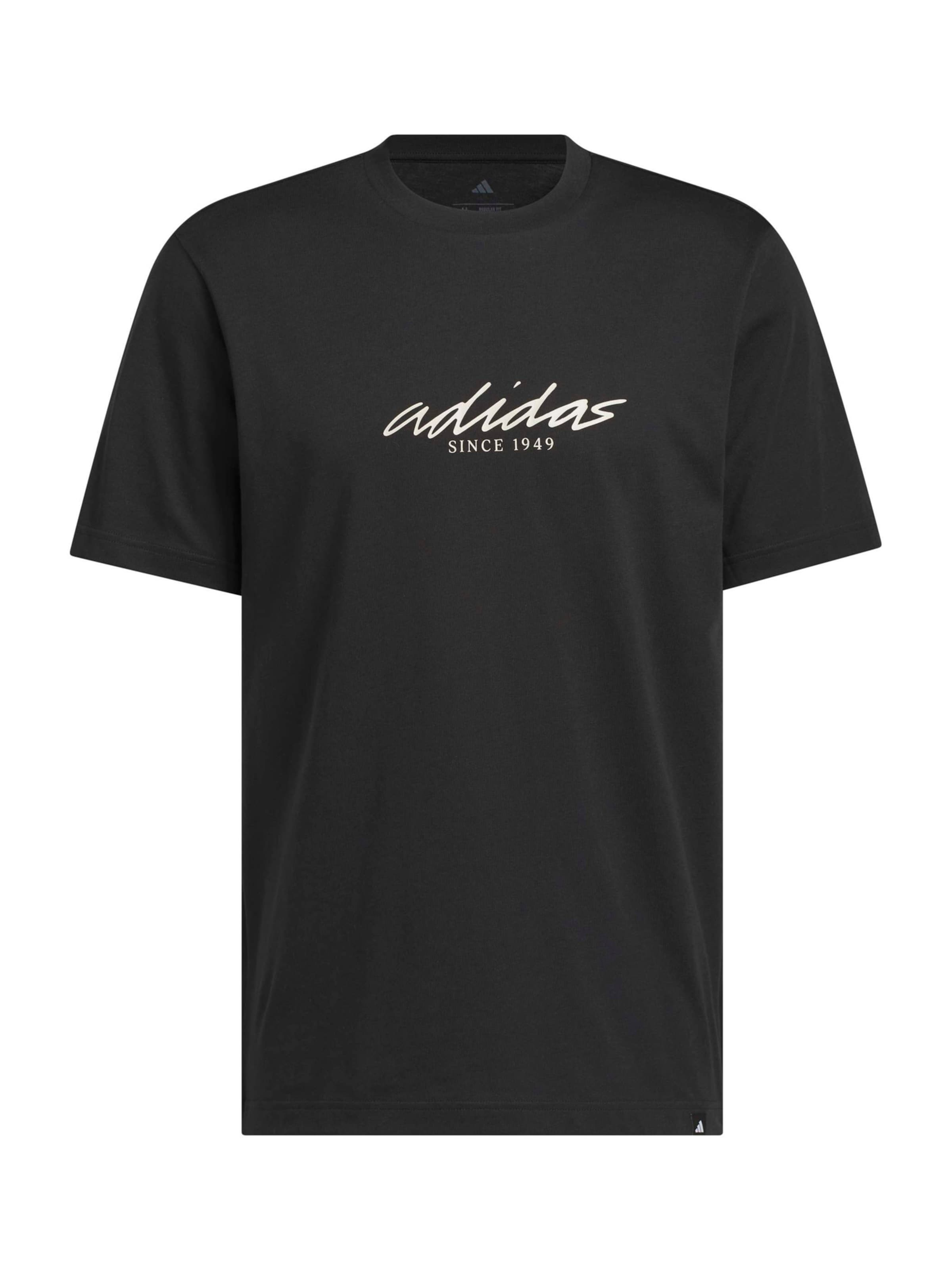 ADIDAS SPORTSWEAR Λειτουργικό μπλουζάκι σε μαύρο: μπροστά