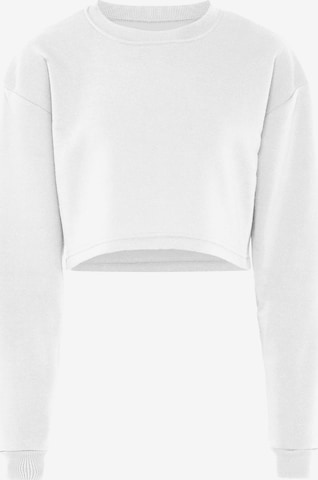 Flyweight Sweatshirt in Wit: voorkant
