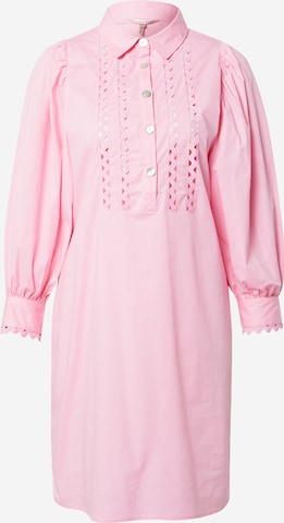 Esqualo Shirt Dress in Pink: front