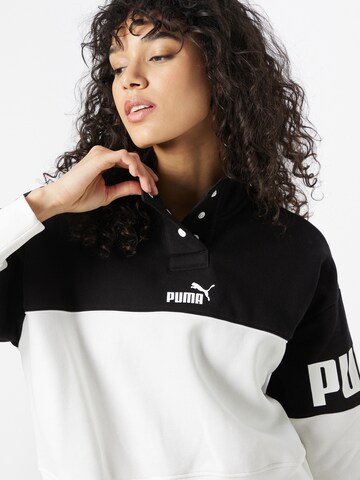 PUMA - Sweatshirt de desporto em preto