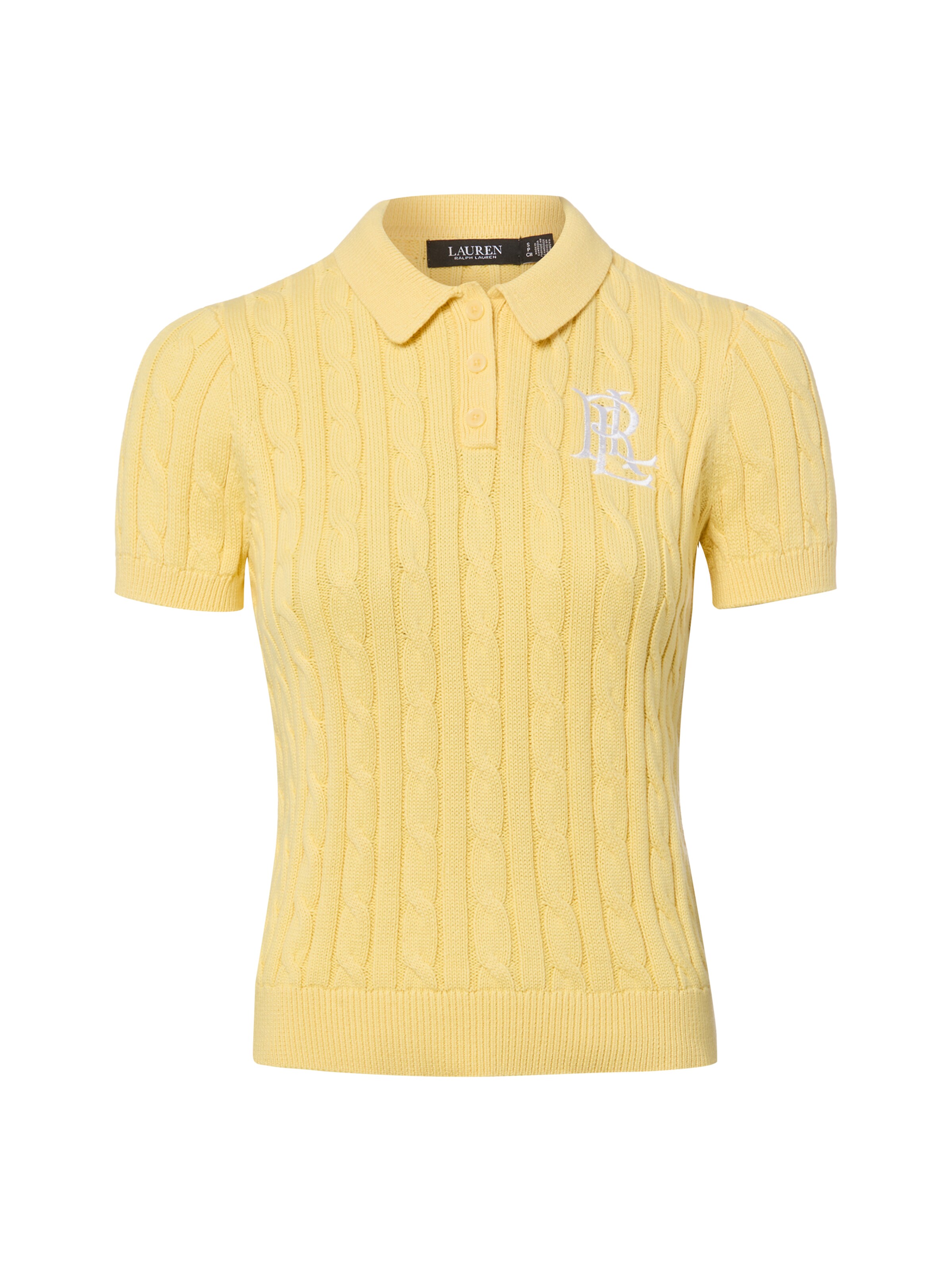 Lauren Ralph Lauren Pullover in Gelb: Vorderseite
