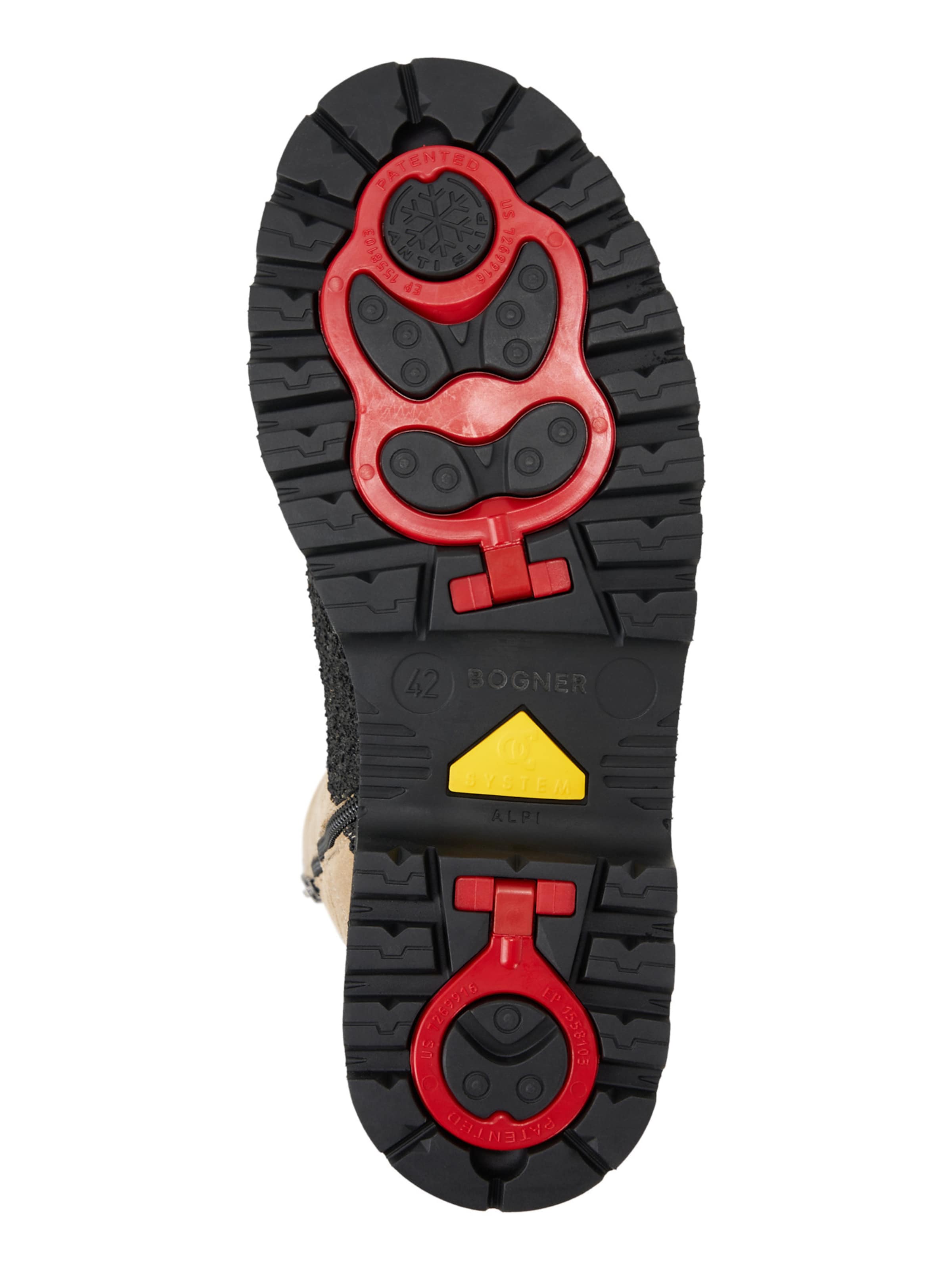 BOGNER Lace-up boot 'Helsinki 007' in Beige