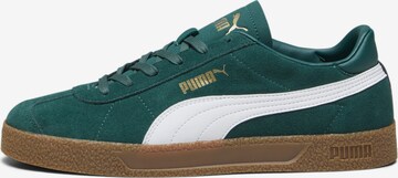 Baskets basses PUMA en vert : devant