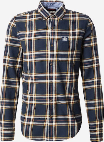 Chemise Superdry en bleu : devant