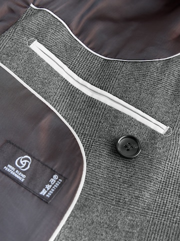 Coupe regular Veste de costume Next en gris